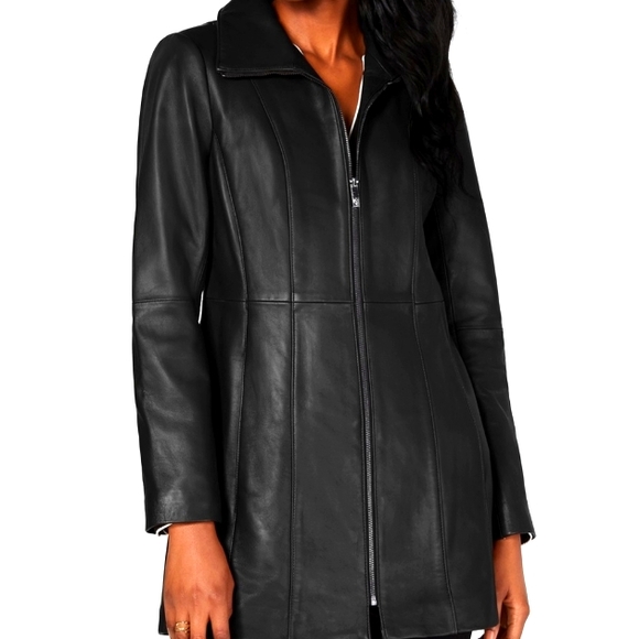 Ann Klein Vintage Lamb Leather Beautifully Cut in Back - Picture 10 of 16